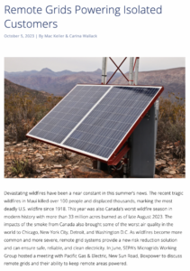 Remote Grids Powering Isolated Customers